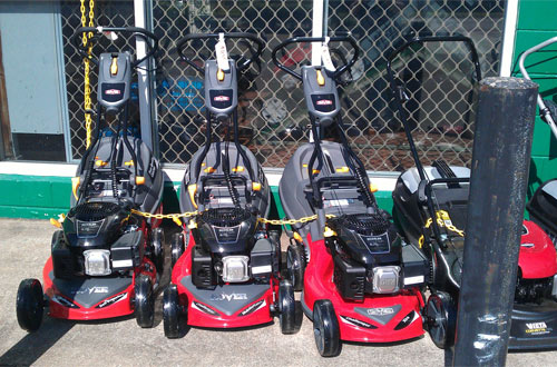 Red Mowers — Outdoor Power Equipment in St Currajong QLD